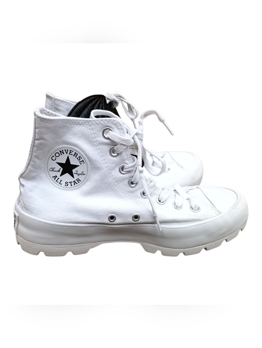 Converse Chuck Taylor All Star Lugged Hi Womens Size 9 Chunky Platform White